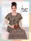 R P Cotton Night Suits Printed Gown Nighty Wholesale Market In Surat
